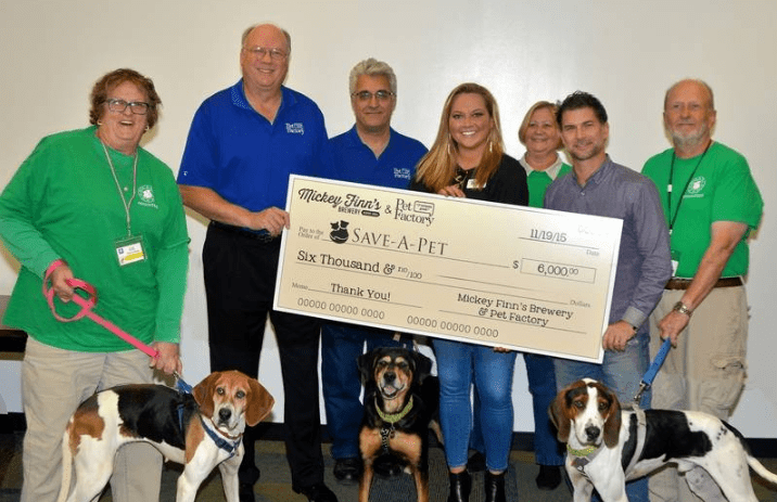 Over the past four years, Pet Factory has contributed over $17,000 to Sav-A-Pet.