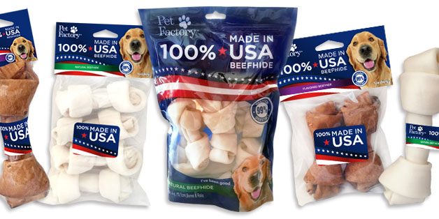 Resealable Package 1 Pound American Beefhide is a Great Source for Protein and Assists in Dental Health Pet Factory American Beefhide Chews Rawhide 5 Twist Sticks for Dogs 