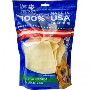 100 % USA Beefhide Chips Medium Value Pack _ Front of bag